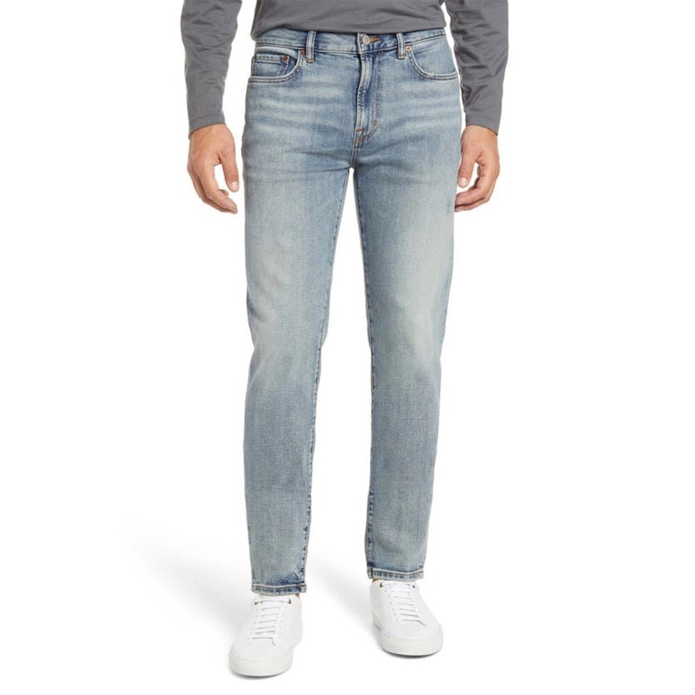 Outerknown S.E.A. Jeans Men’s 30x34 Ambassador Slim Fit Denim in Baja Blue